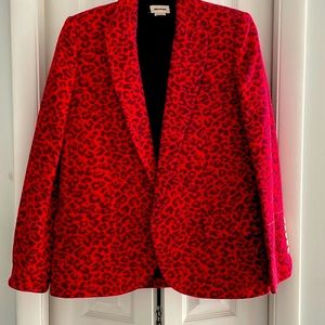 Zadig & Voltaire leopard blazer size small in great condition.